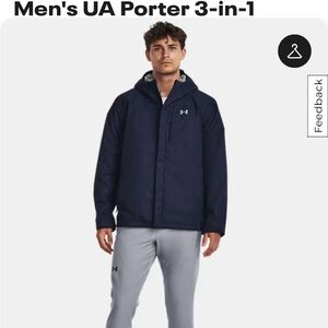 Under Armour Men's Navy 3-in-1 Jacket